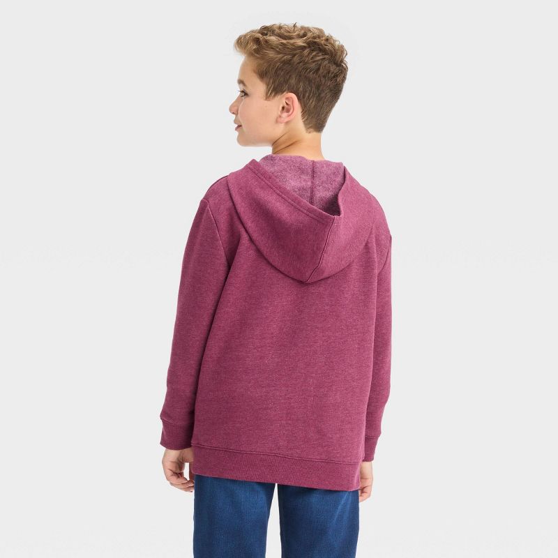Boys' Fleece Zip-Up Sweatshirt - Cat & Jack™, 2 of 4