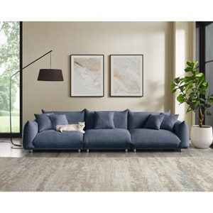 MINIMORE Modern Style 124.5"W Modular Chris 4Seater Sofa - 1 of 4