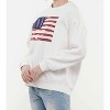 Women's God Bless American Flag Sequin Sweatshirt - Why Dress - 3 of 4