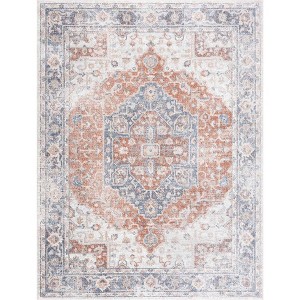 Hauteloom Akram Antrasit Flat Pile Washable Rug - 1 of 4