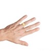 Pompeii3 Milgrain Wedding Band 14K Yellow Gold - 3 of 4