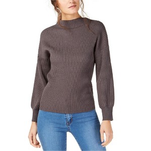I.N.C International Concepts Womens Ribbed Pullover Sweater, Grey, Large - 1 of 1