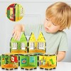 PICASSO-TILES 24 PC Pete The Cat Magnetic Tile House Set Magnetic Tiles, Building Blocks, STEM Toys for Kids 3+ - 2 of 4