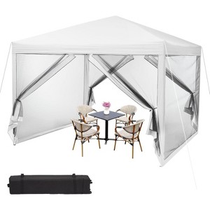 Acekool Pop Up Canopy Tent, Easy Up Outdoor Shelter with Mosquito Netting, Sun Shade, 3 Adjustable Heights, Wheeled Bag for Patio, Camping, Picnic - 1 of 4
