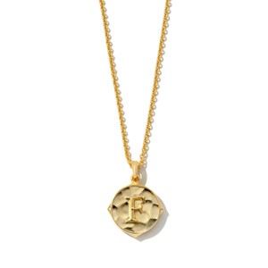 Kendra Scott Initial Pendant Necklace - Gold - 1 of 4