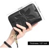 FATMOON Women’s Wallet - RFID Blocking Leather Wallet with Removable Wristlet Strap - Double Zip Card Holder for Everyday Use & Travel - 2 of 4