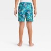 Boys' Animal in Jungle Swim Trunks - Cat & Jack™ Teal - 2 of 3
