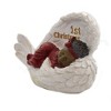 Black Art 3.5 Inch Baby Girl 1St Christmas Angel Wings Figurines - 2 of 3