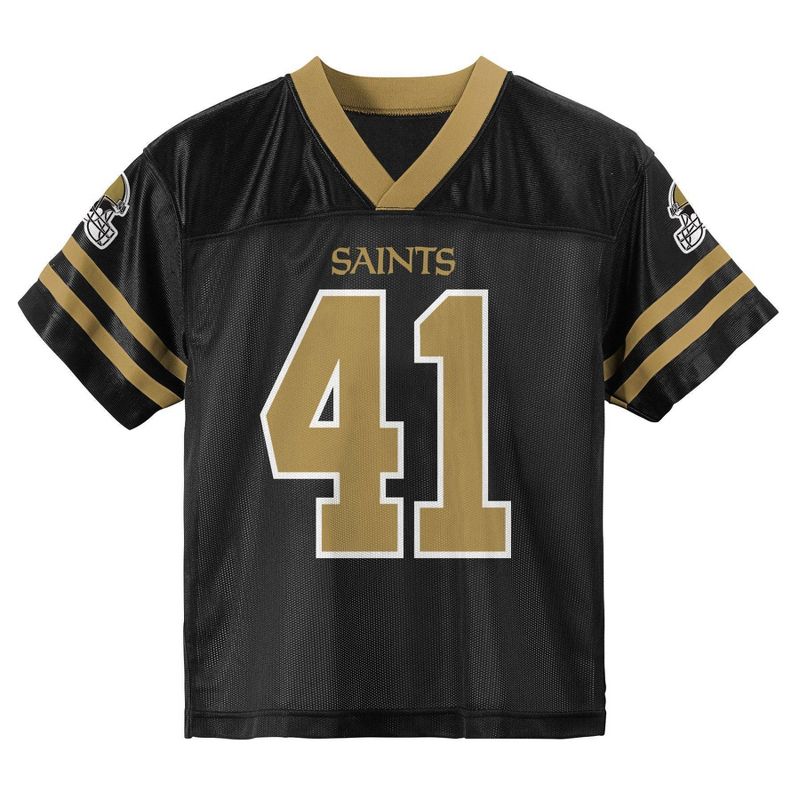 NFL New Orleans Saints Toddler Boys&#39; Short Sleeve Kamara Jersey, 2 of 4