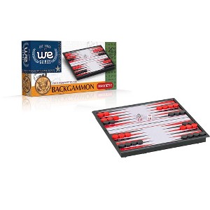 WE Games Folding Magnetic Travel Backgammon Set - 8 in. - 1 of 3