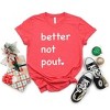 Simply Sage Market Women's Better Not Pout Heart Short Sleeve Graphic Tee - 3 of 4