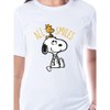 Peanuts Womens' Snoopy Woodstock All Smiles Sleep Jogger Pajama Set Multicolored - 2 of 4