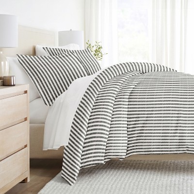 Stripe Pattern Premium Ultra Soft 2PC/3PC Duvet Cover & Shams Set, Easy Care - Becky Cameron (Shams Included)