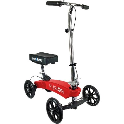 KneeRover Fusion Patented Knee Scooter Crutch Alternative with 4 Wheel Steering