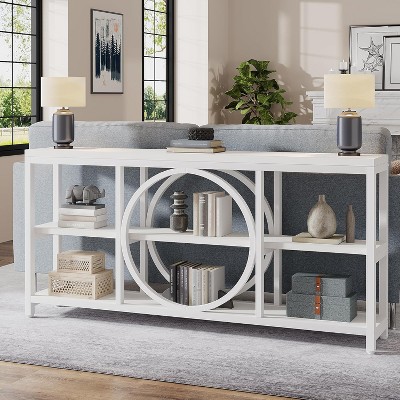 Tribesigns 70.9 inches 3-Tier Extra Long Console Table