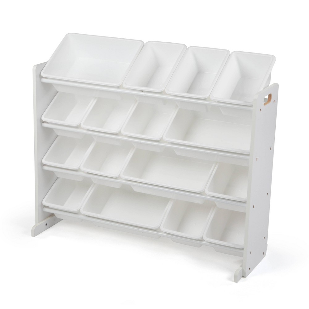 Photos - Dresser / Chests of Drawers Kids' Super-Size Toy Organizer White - Humble Crew