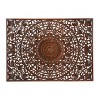 Set of 3 Wooden Floral Handmade Intricately Carved Wall Decors with Mandala Design - Olivia & May - 4 of 4