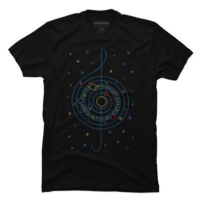 Men's Design By Humans Life in Music By lents T-Shirt