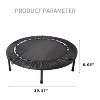 YONWAY 40 inch Foldable Mini Trampoline, for Adults or Kids Trampoline, Max Load 330 lbs, for Home Workouts - 3 of 4