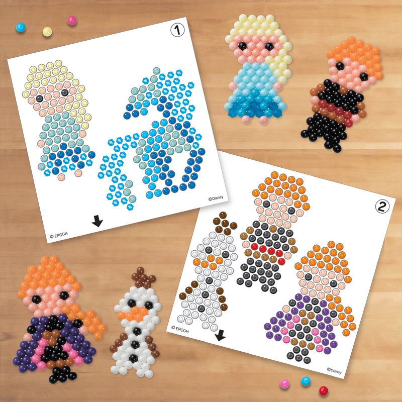 Aquabeads Disney Frozen 2 Character Set, Complete Arts & Crafts Bead Kit for Children - over 800 beads to create Anna, Elsa, Olaf and more, 2 of 6