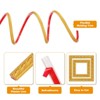 Unique Bargains Self-Adhesive PVC Mirror Wall Molding and Trim Tape - 3 of 4