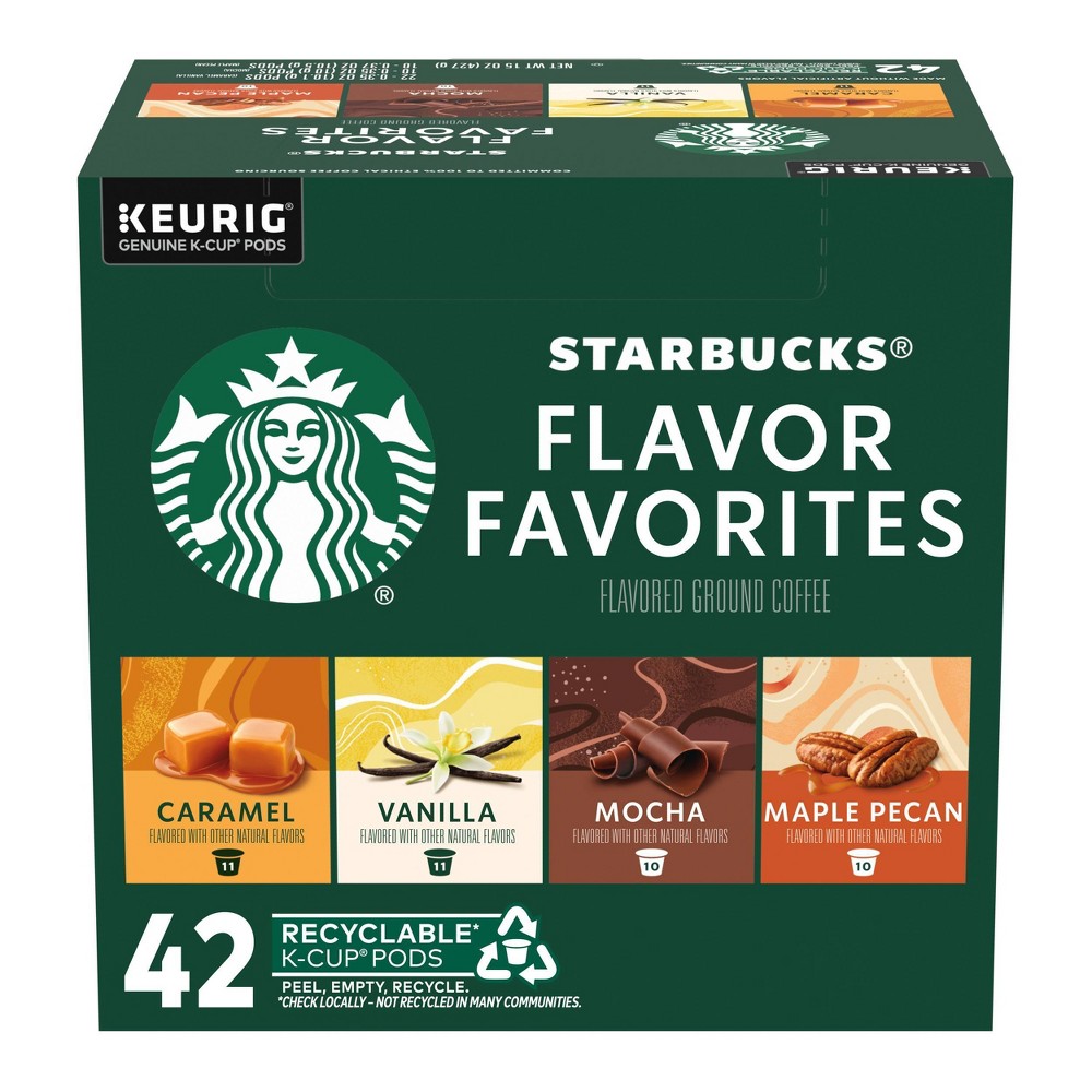 Photos - Coffee Starbucks Variety Pack Keurig K-Cups Dark Roast  - 42ct 