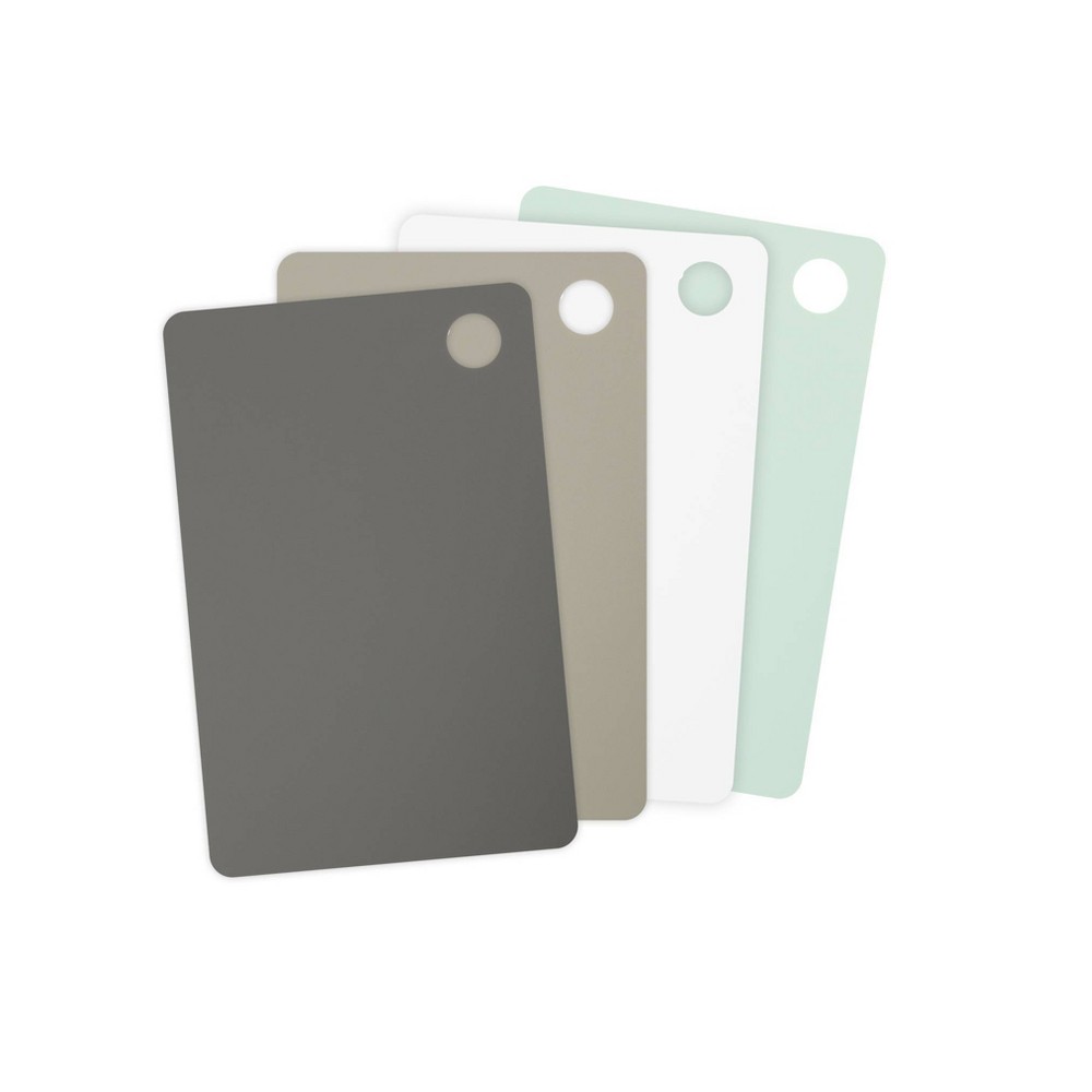 Photos - Chopping Board / Coaster Tovolo Elements Small Flexible Cutting Mats Set of 4 61-33597 - Grays