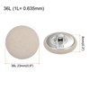 Unique Bargains Round Metal Sewing Cloth Covered Button 10 Pcs - 2 of 4