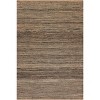 Home Conservatory Striped Handwoven Jute Indoor Area Rug - 2 of 4