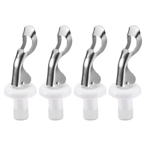 Unique Bargains Reusable Vacuum Expanding Manual Wine Stoppers for Champagne Beer 4 Pcs - 1 of 4
