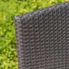 Sapphtopaz Patio Dining Chairs Wicker Patio Chairs with Back for Patio, Outside, Living Room - 4 of 4