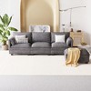 107.8'' L-Shaped Modular 3-Seater Sectional Sofa with Movable Ottoman, Armrest Storage Pocket - 3 of 4