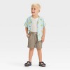 Toddler Boys' Chambray Solid Pull-On Shorts - Cat & Jack™ - image 3 of 3