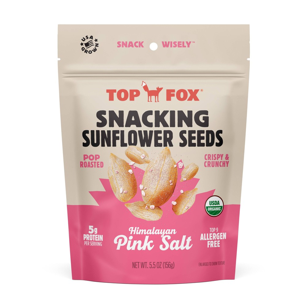 Top Fox Himalayan Pink Salt Sunflower Seeds - 3.5oz