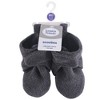 Luvable Friends Baby and Toddler Cozy Fleece Booties, Charcoal - 2 of 2