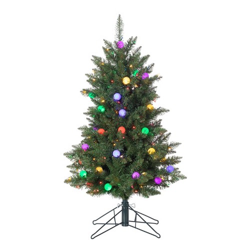 incandescent multi color christmas tree