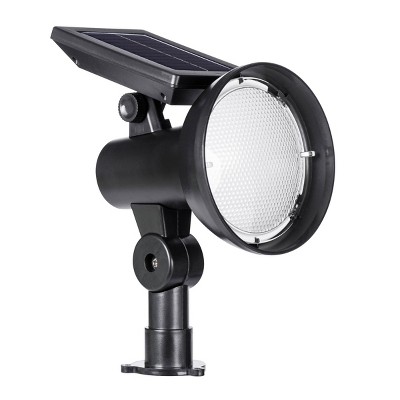 Solar Spot Light with Kelvin Selector Black - Sterno Home