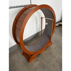 Large Silent Cat Treadmill with Dual-Color Track, Cat Home Exercise Wheel, Suitable for Pet Health and Entertainment - 1 of 4