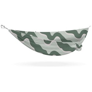 Kammok Roo Double Hammock with Stuff Sack | Waterproof Ripstop Nylon, Gear Loops | Lightweight for Camping and Backpacking - 1 of 4