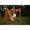 Chestnut - Outdoor and Indoor 8-in-1 Jungle Gym for Toddlers Playset Large - 3 of 4
