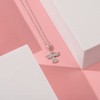 Girls' CZ Guardian Angel Sterling Silver Necklace - In Season Jewelry - 4 of 4