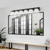 Dolonm Modern Chrome LED Vanity Light, Square Acrylic Lampshades Wall Mount Fixture for Bathroom, Mirror Lighting - 4 of 4