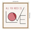 Amanti Art Love Letters I by Jess Aiken Canvas Wall Art Print Framed 22 x 22-in. - 3 of 4