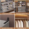 Aheaplus 8-11FT Closet Organizer with Drawers, Walk-in Wardrobe Closet System with 4 Hanging Rods - 4 of 4