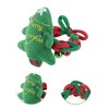 Unique Bargains Christmas Hair Rope Tree Cartoon Bell for Christmas Red Green 1 Pc - 3 of 4