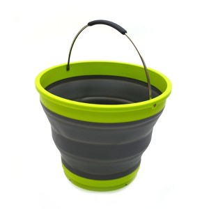 SAMMART Collapsible Plastic Round Bucket 10L/2.6 Gallon - 1 of 4