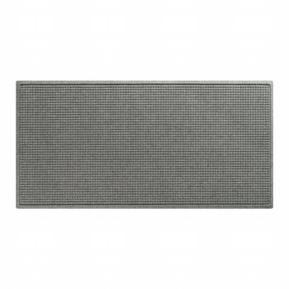 WaterHog® Squares 3'x5' Indoor/Outdoor Doormat Medium Grey
