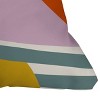 16"x16" Lane And Lucia Rainbow Collage Square Throw Pillow Green - Deny Designs - 3 of 4