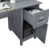 NicBex Home Office Desk 41" L Morden Writing Desk with 1 Drawer, 2 Open Storage Shelves, Wooden Desktop and Legs for Study and Work - 3 of 4