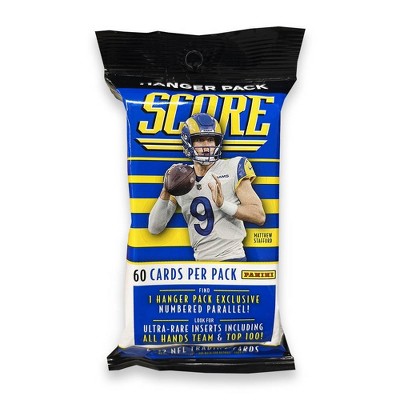 NFL Score Football Hanger Pack Trading Cards